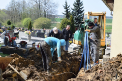 Budowa nowej linii wodociągowej - 22.04.2015