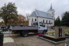 Kontynuacja prac remontowych na cmentarzu - 12.11.2021