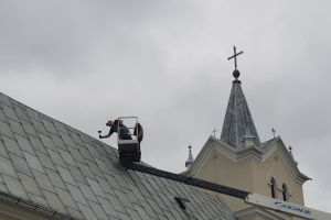 Kościół św. Bartłomieja - ciąg dalszy prac wykończeniowych - 26.05.2020