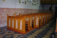 Nowe ławki w kościele św. Bartłomieja - 2012