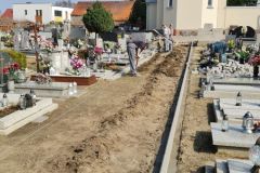 Rozpoczęcie prac na cmentarzu parafialnym - 26.03.2021