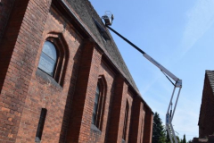 Straty i naprawa dachu kościoła św. Teresy - 25.08.2017