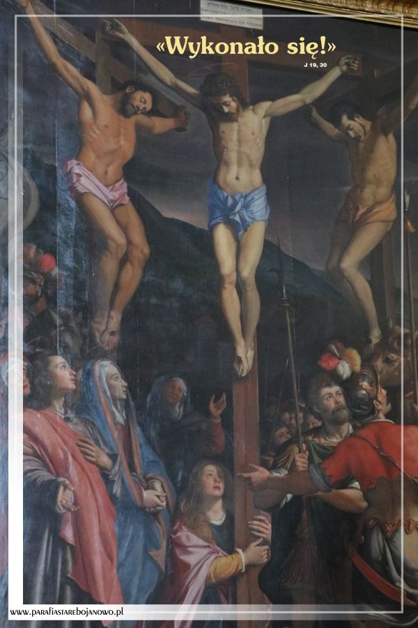 "Ukrzyżowanie Chrystusa"- Santi di Tito, 1588r. - Bazylika Santa Croce, Florencja, Włochy 