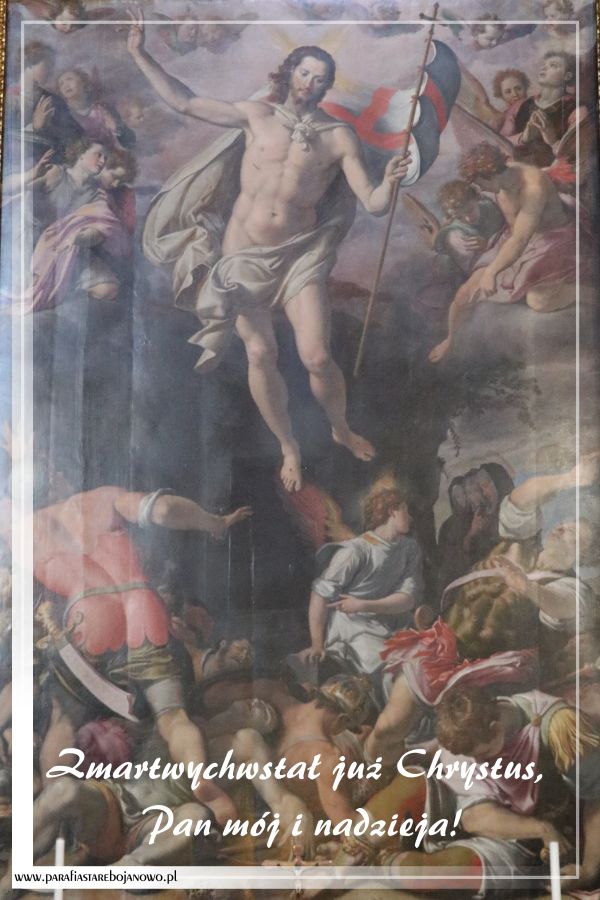 "Zmartwychwstanie"- Santi di Tito, ok. 1574 r. – Bazylika Santa Croce, Florencja, Włochy