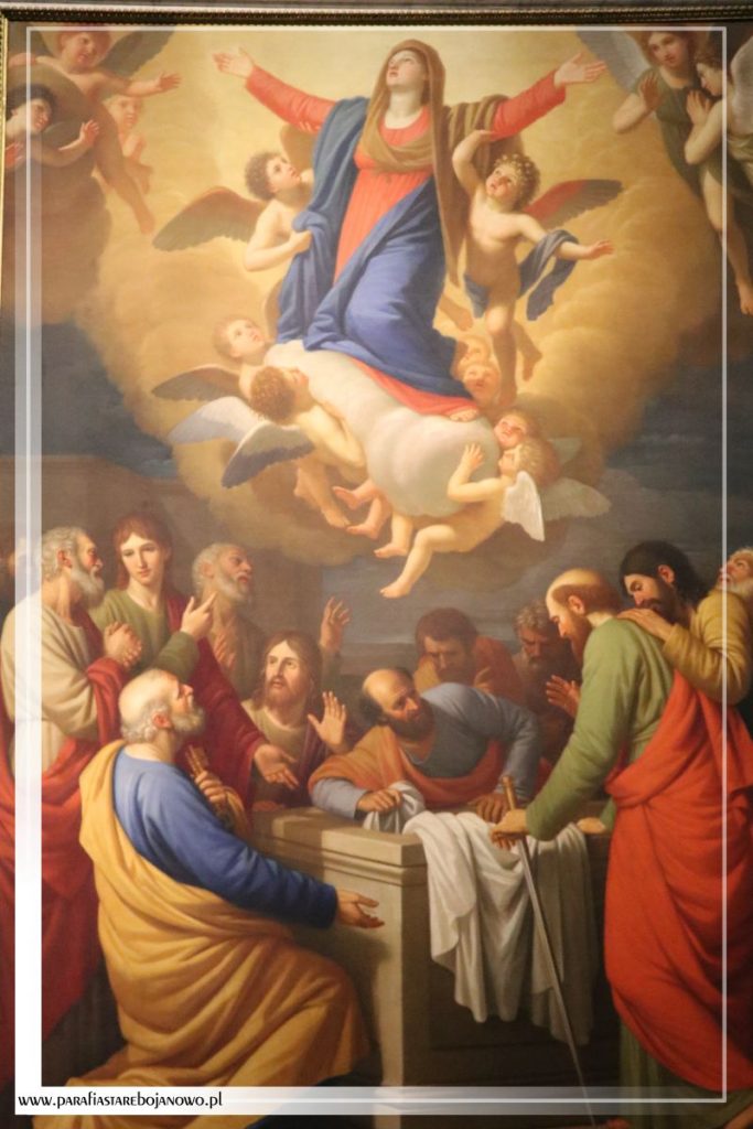 Ołtarz przedstawiający Wniebowzięcie Najświętszej Marii Panny, dzieło Stefano Tofanelli w katedrze San Martino in Lucca, Włochy