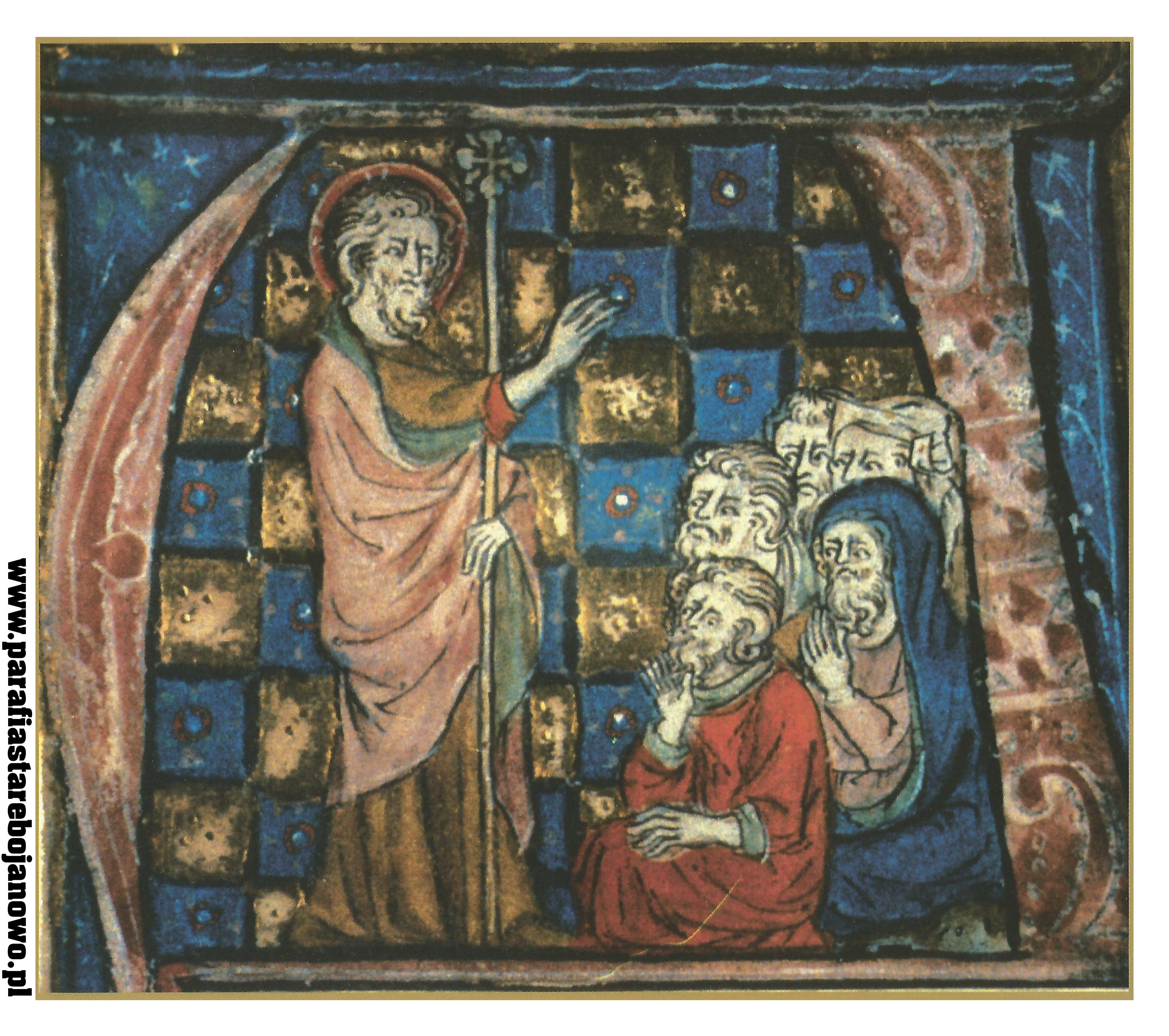 Chrystus nauczający, XIII w., Bodleian Library, Oksford